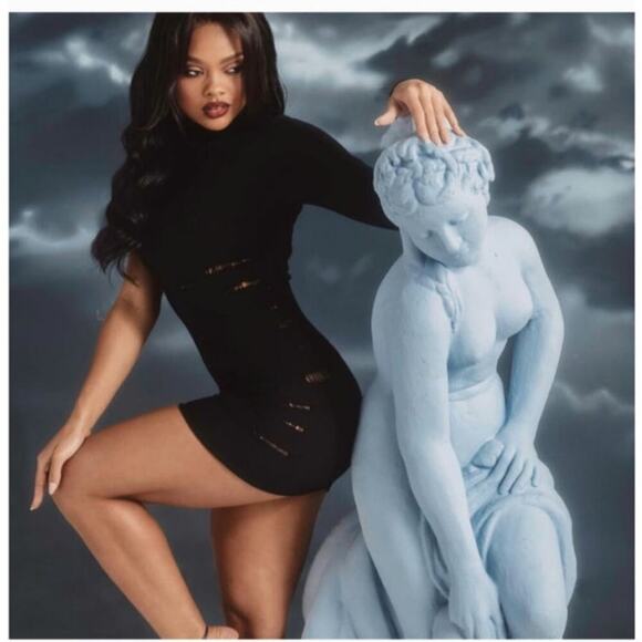 Voight by Valentia Made In Hell Black Ladies Dress NWT - Picture 1 of 5